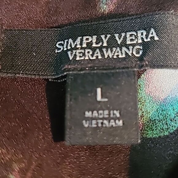 Simply Vera by VERAWANG sz Large floral maxie dress - Picture 10 of 12